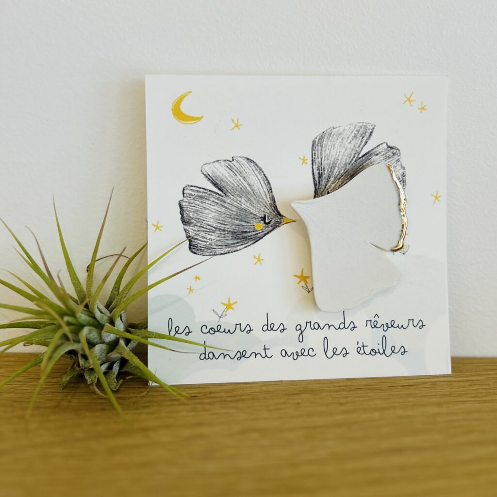 Broche Ginkgo - Pure