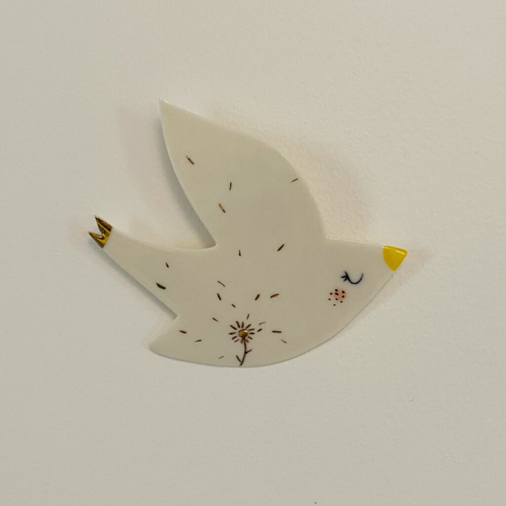 Zirondelle murale - Pistils Or Droite