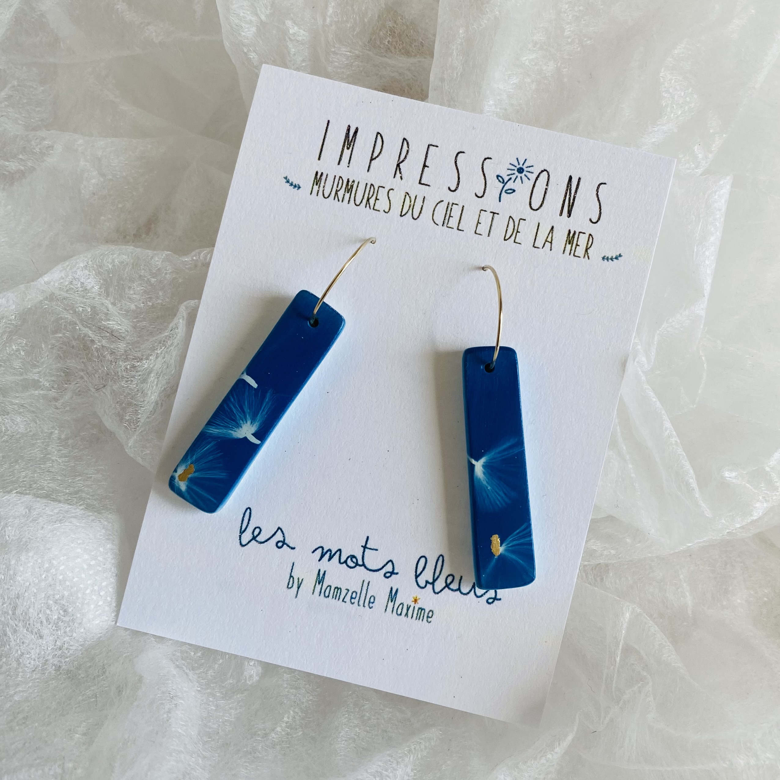 Les Mots Bleus - BO pendantes Pistils
