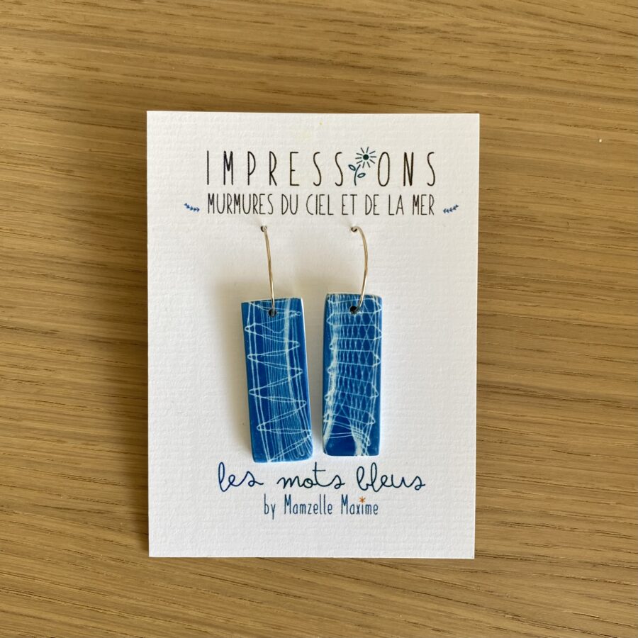 Les Mots Bleus - BO pendantes Dentelle