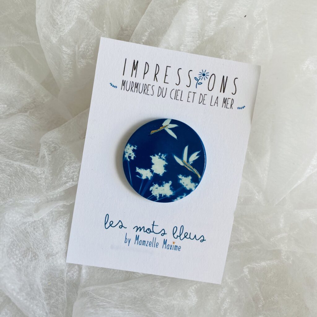 Les Mots Bleus - Broche Libellules