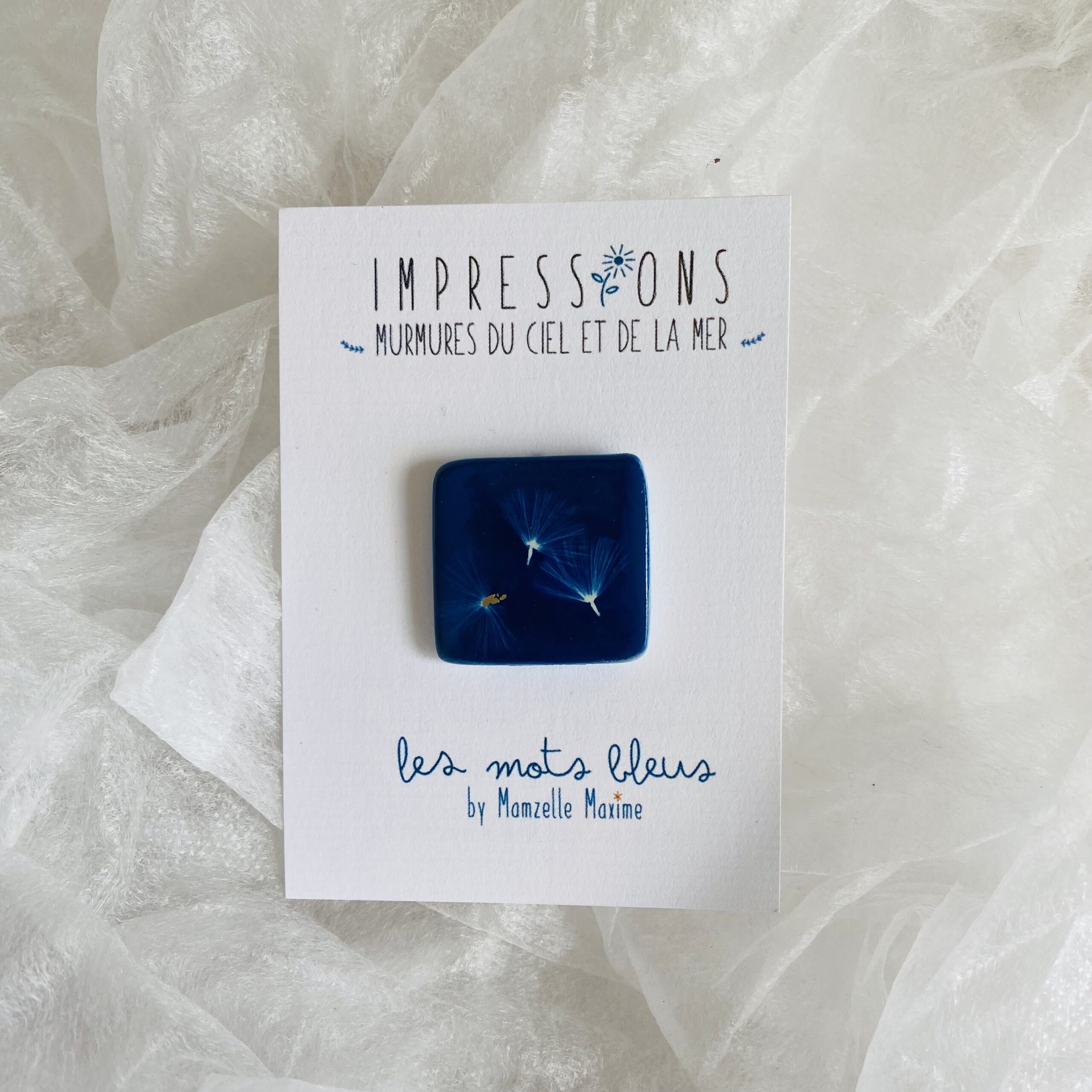 Les Mots Bleus - Broche 'Pistils'