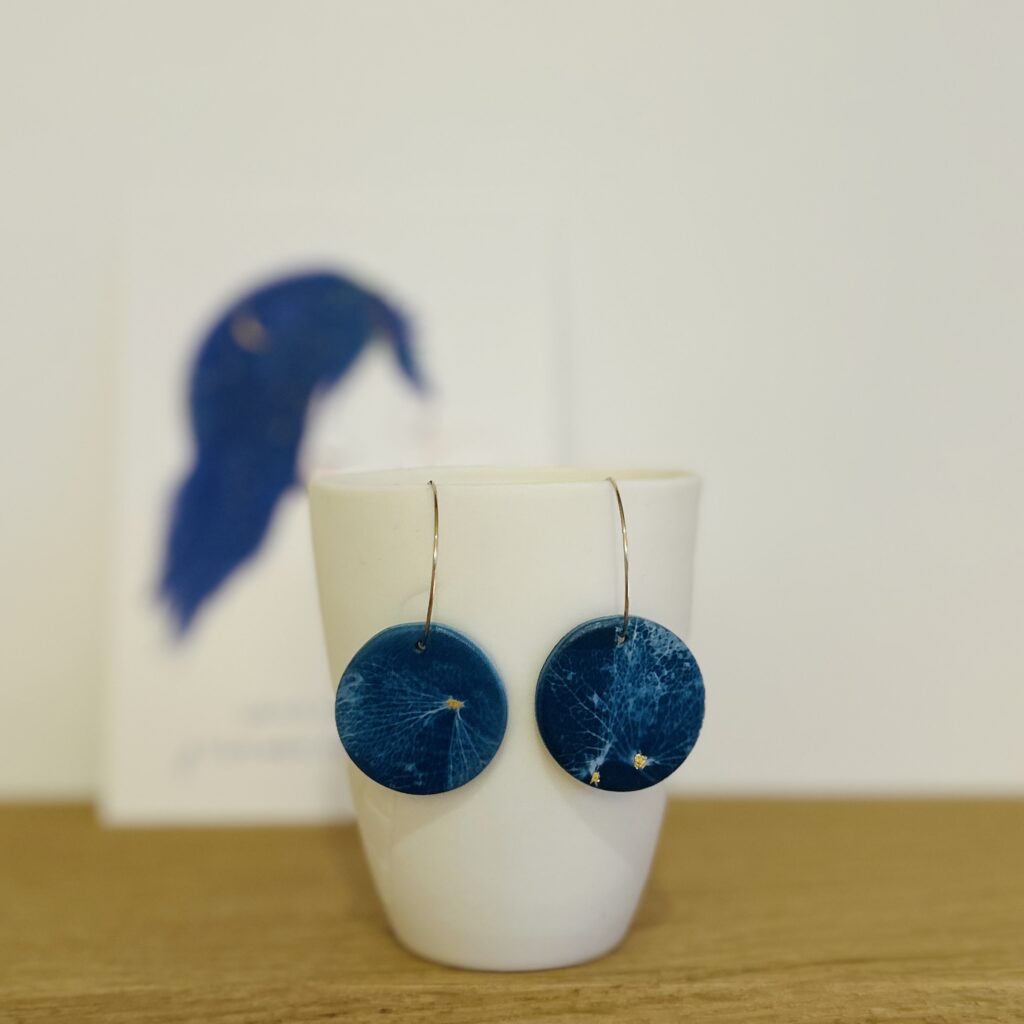 Les Mots Bleus - BO pendantes Hortensias