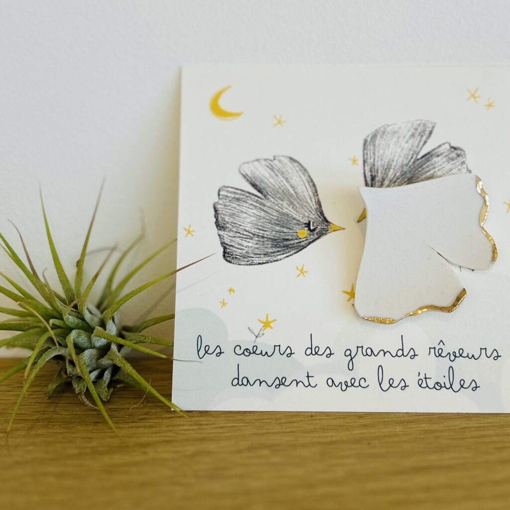 Broche Ginkgo - Pure