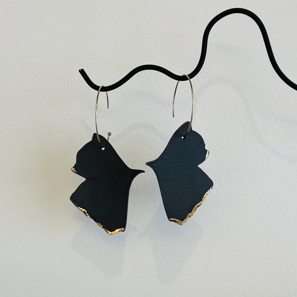 Créoles ginkgo - Noires