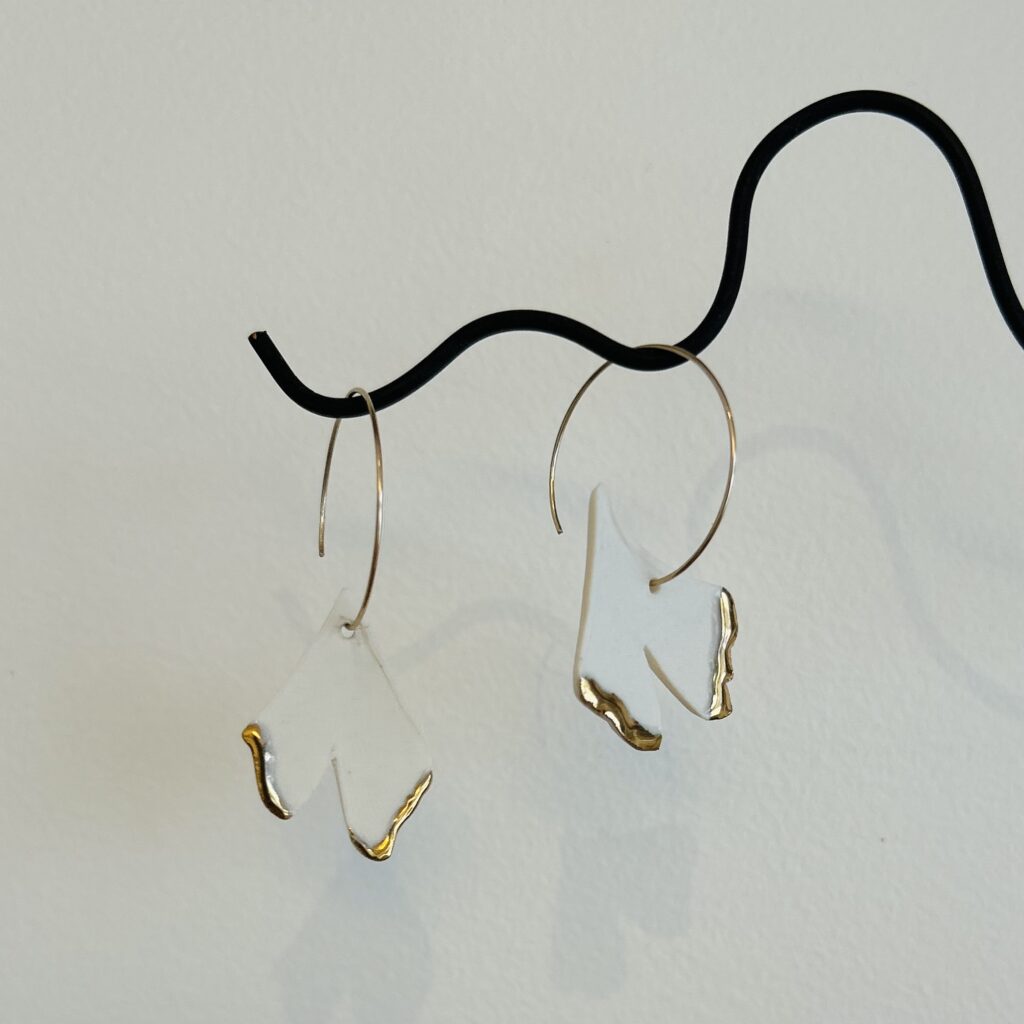 Créoles ginkgo - Blanches