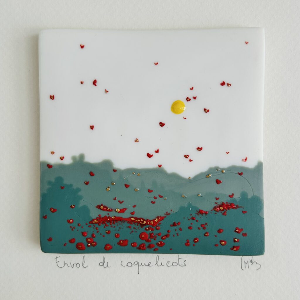 Petite fenêtre : 'Envol de coquelicots'