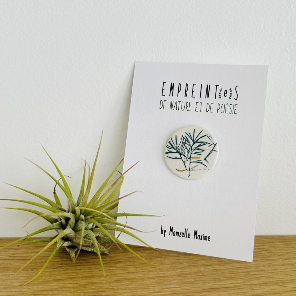 Broche 'Bouquet d'Asparagus'