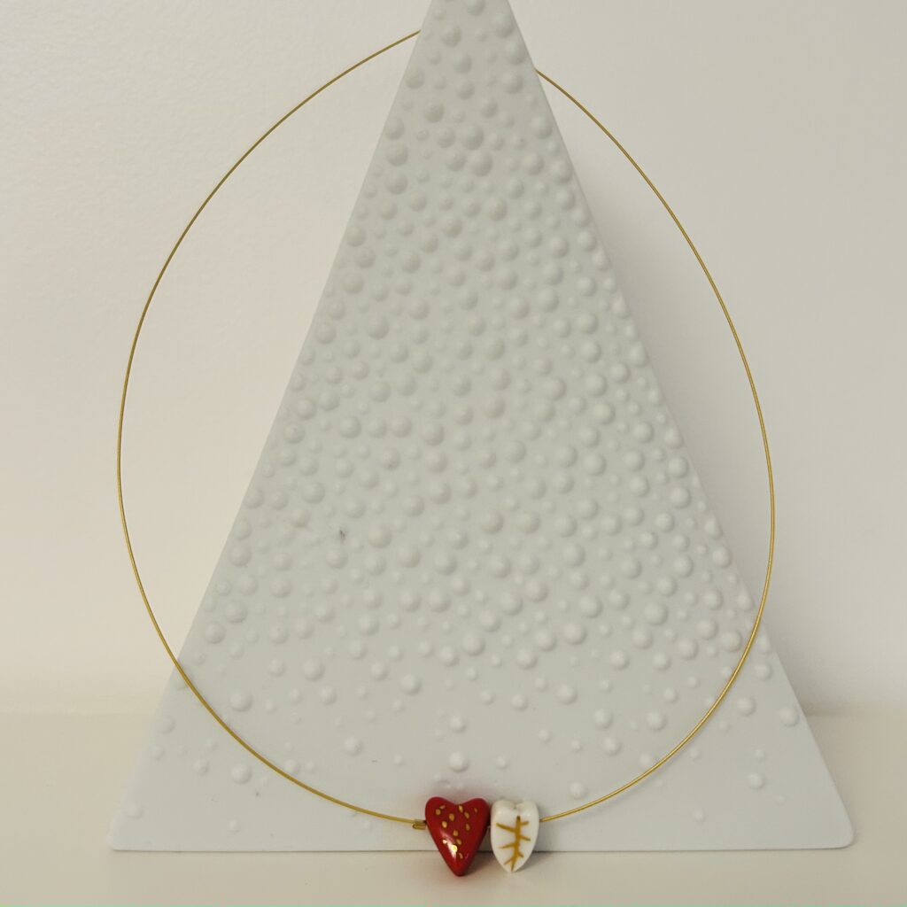 Tour de cou '2 Coeurs'