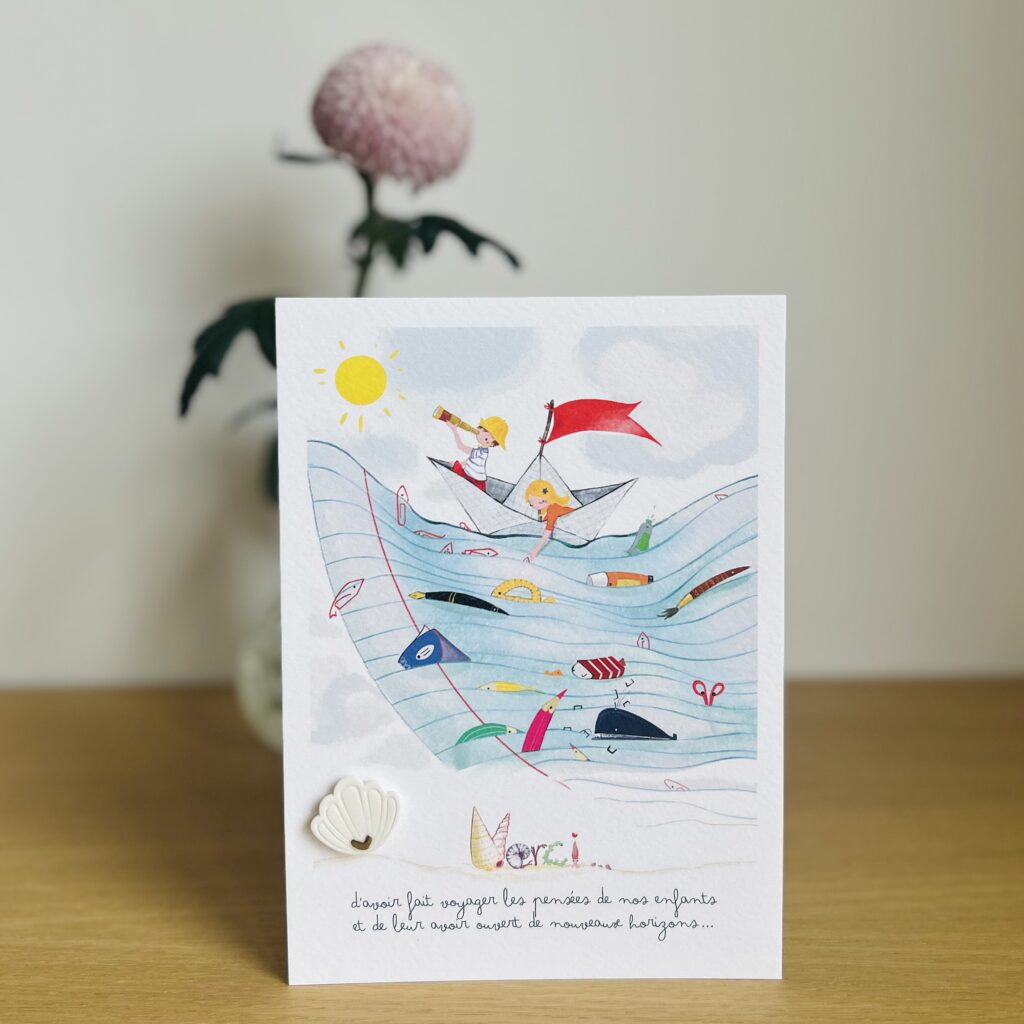 Illu & Pin's 'Merci d'avoir fait voyager...'